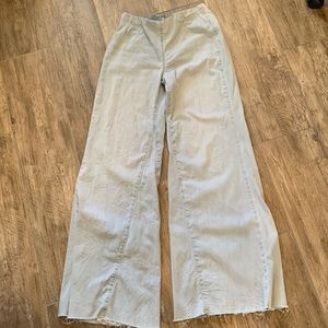 We the Free wide leg denim pants